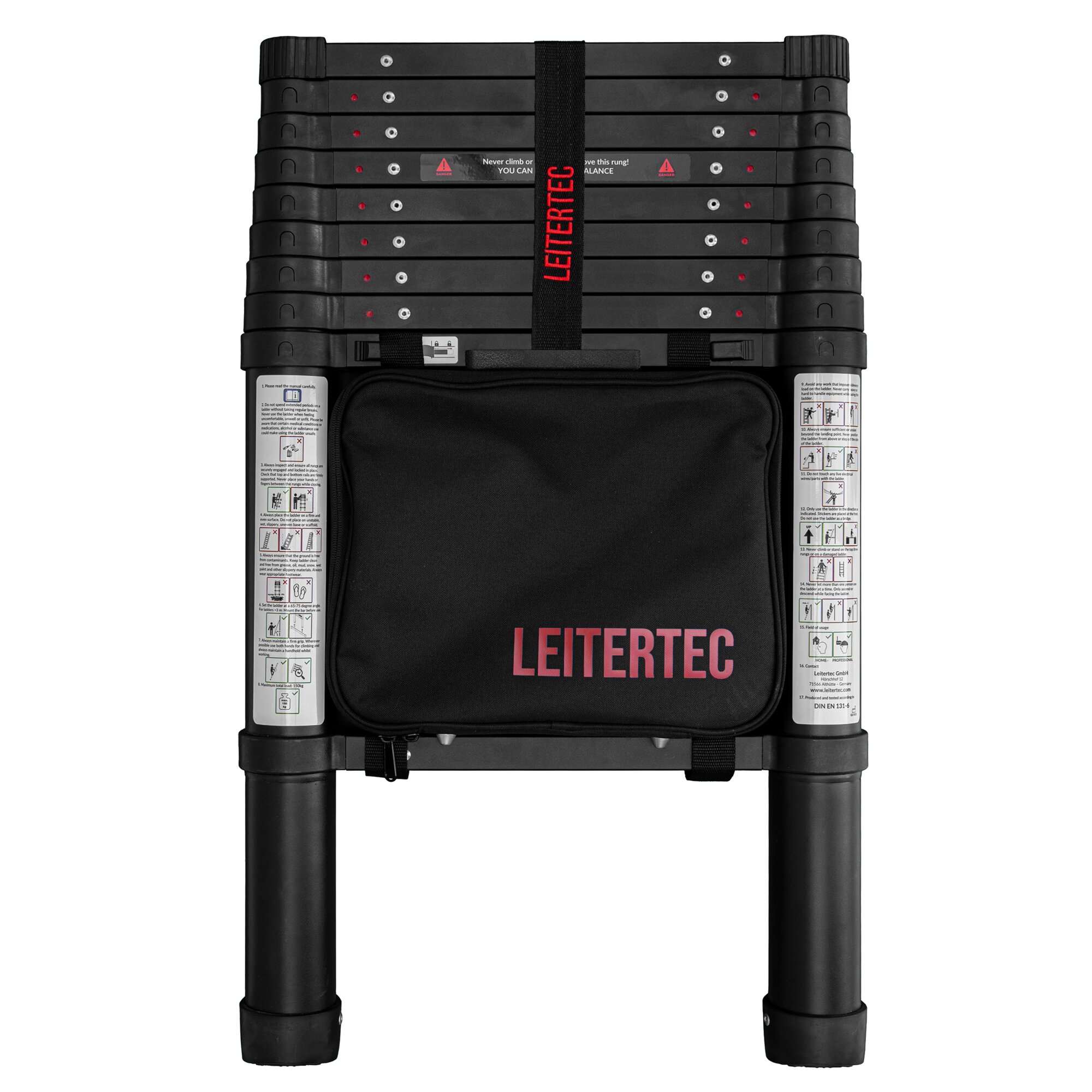 Leitertec Drabina teleskopowa w zestawie System Leitertec, 290 cm