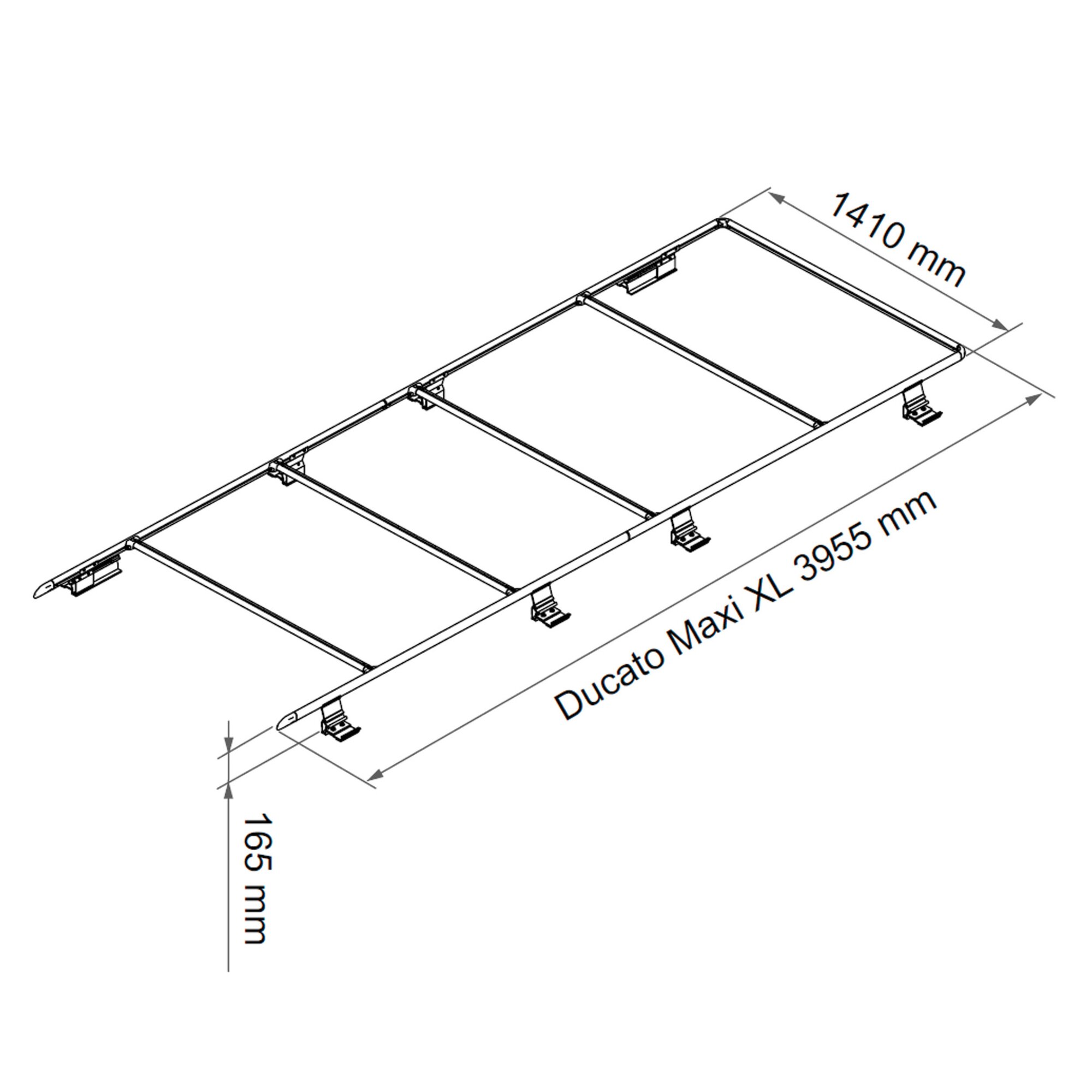 Fiamma Reling dachowy Ducato Maxi XL