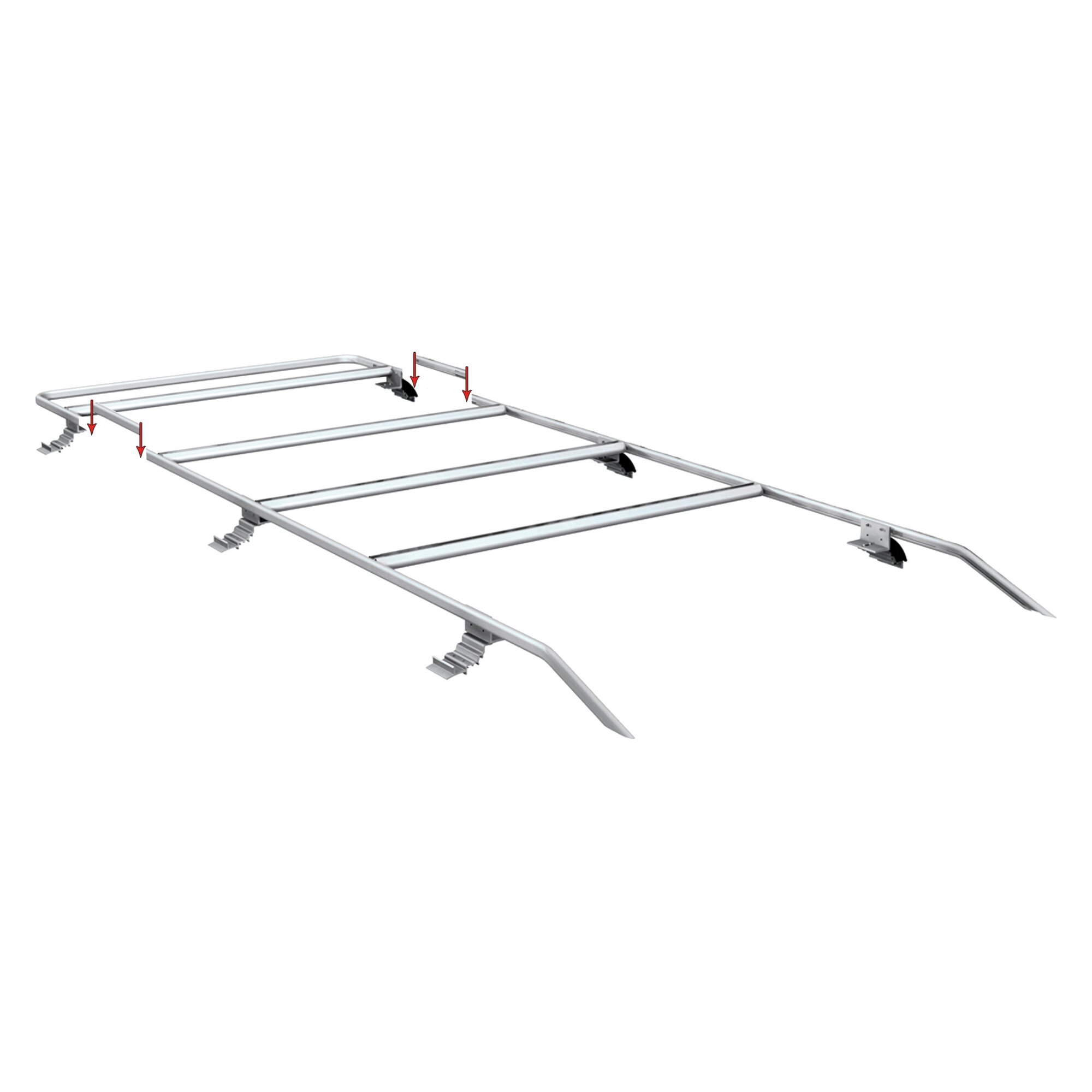 EuroCarry Przedłużenie do szyny 67011 Długość pojazdu 599 – 636 cm