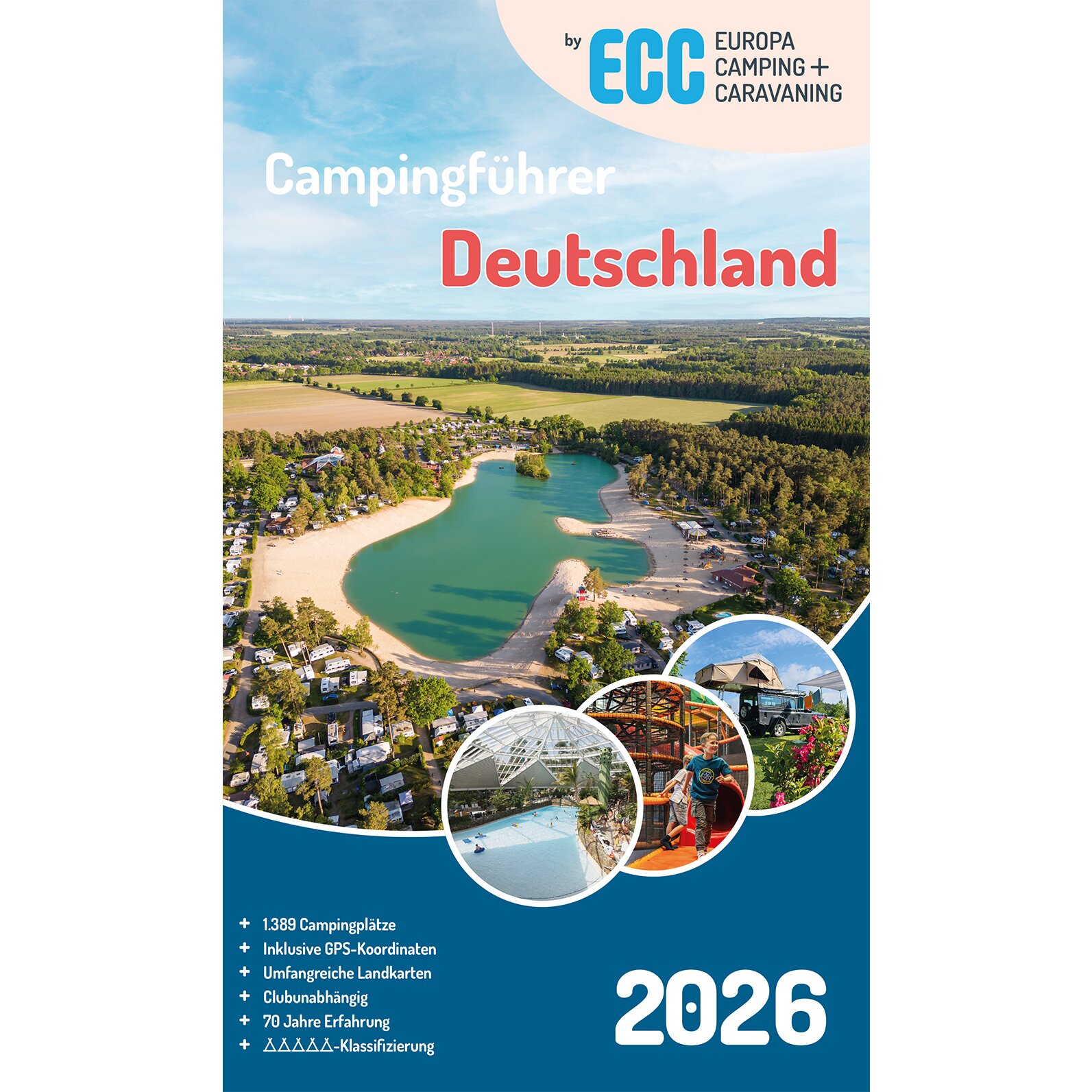 ECC Przewodnik kempingowy ECC Campingführer Deutschland 2026