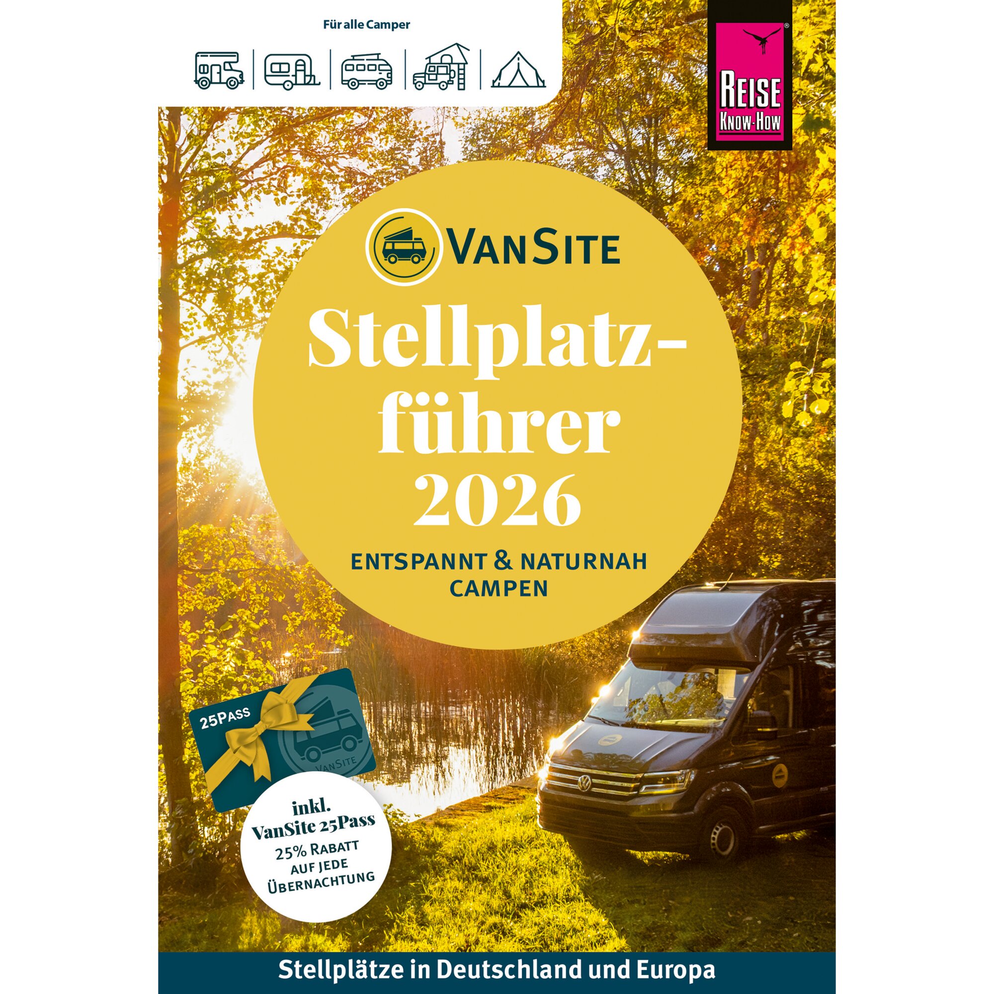  Przewodnik kempingowy VanSite Stellplatzführer 2026