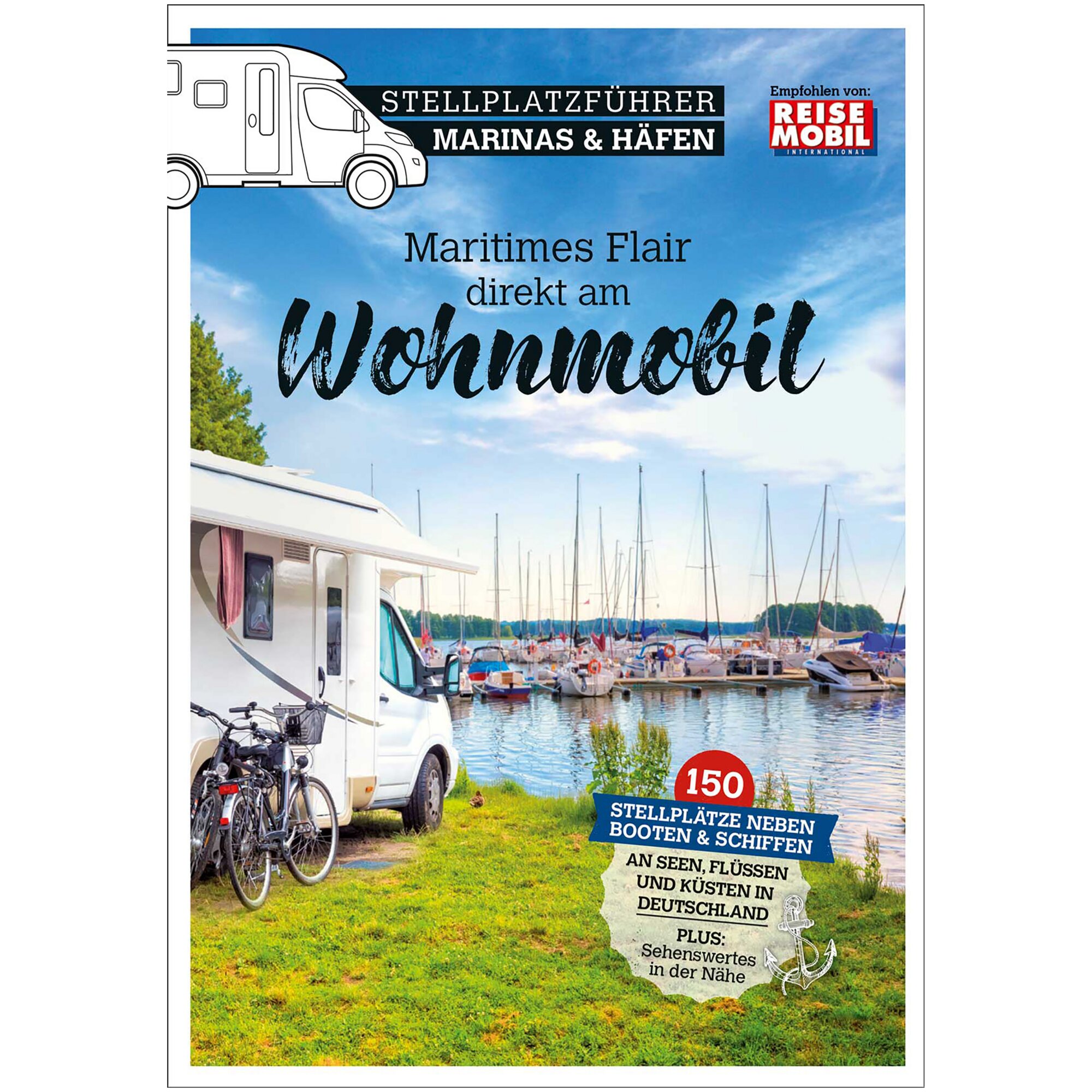 Reisemobil International Przewodnik kempingowy Stellplatzführer Marina i Häfen