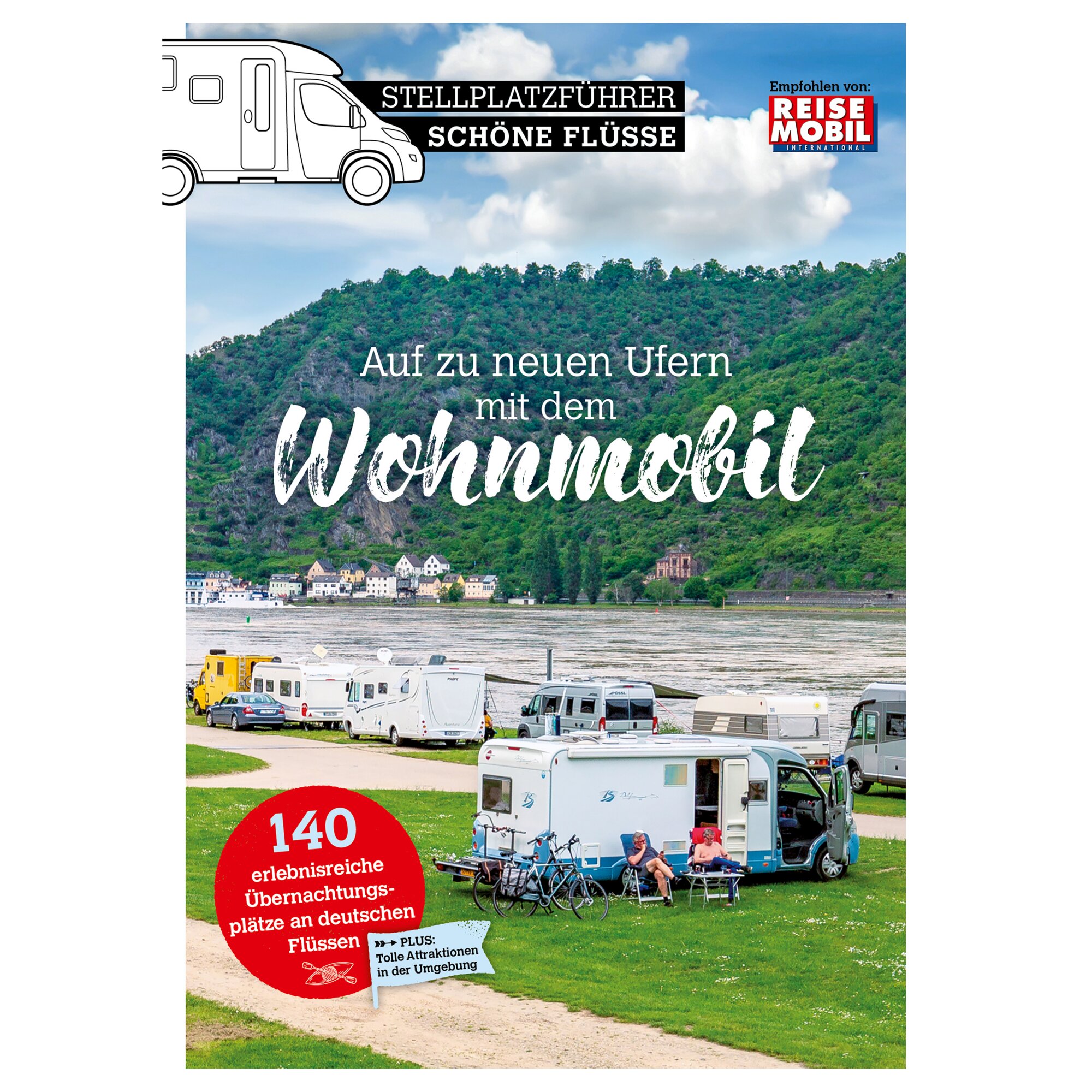 Reisemobil International Przewodnik kempingowy Stellplatzführer Schöne Flüsse