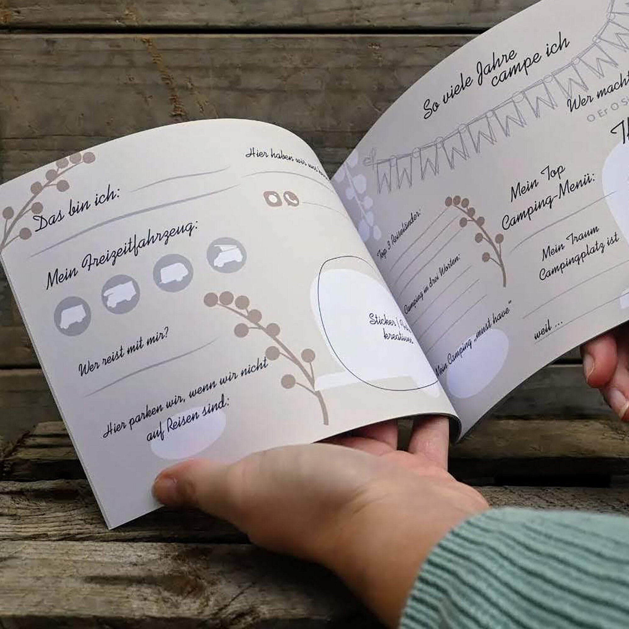 cara und wir Friendship Book Meine Camper-Freunde