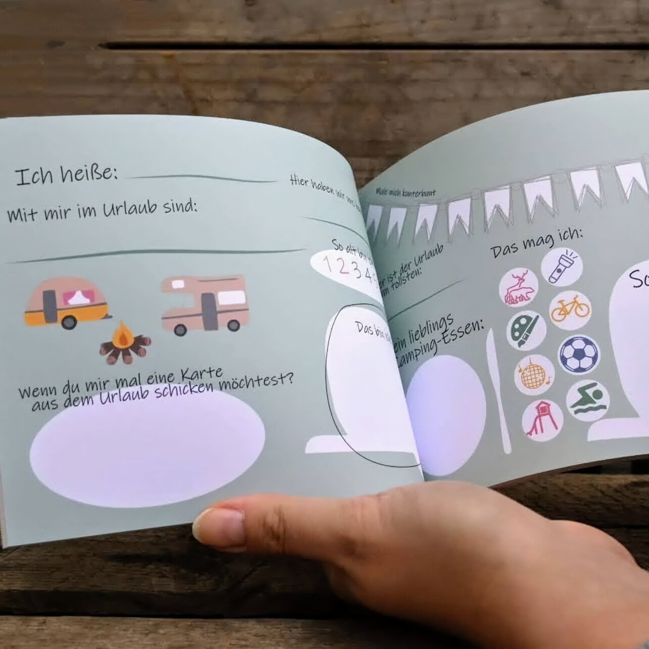 cara und wir Friendship Book Meine Camper-Freunde Kids Edition