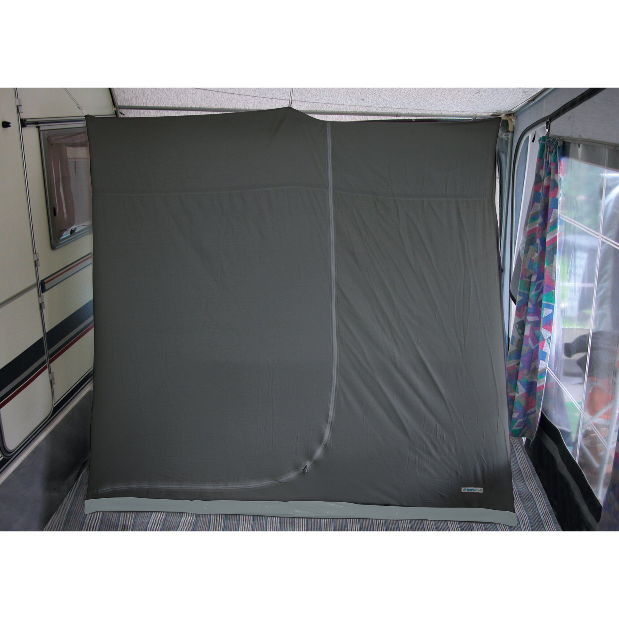 EuroTrail Kabina sypialna Luxus, szara, 210 cm x 185 x 145 cm