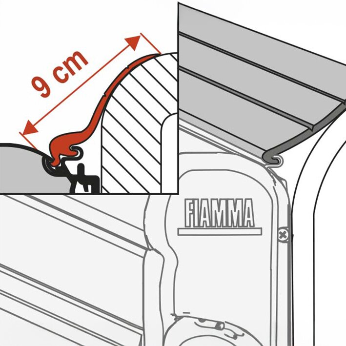 Fiamma Taśma uszczelniająca Rain Guard L, 5 m