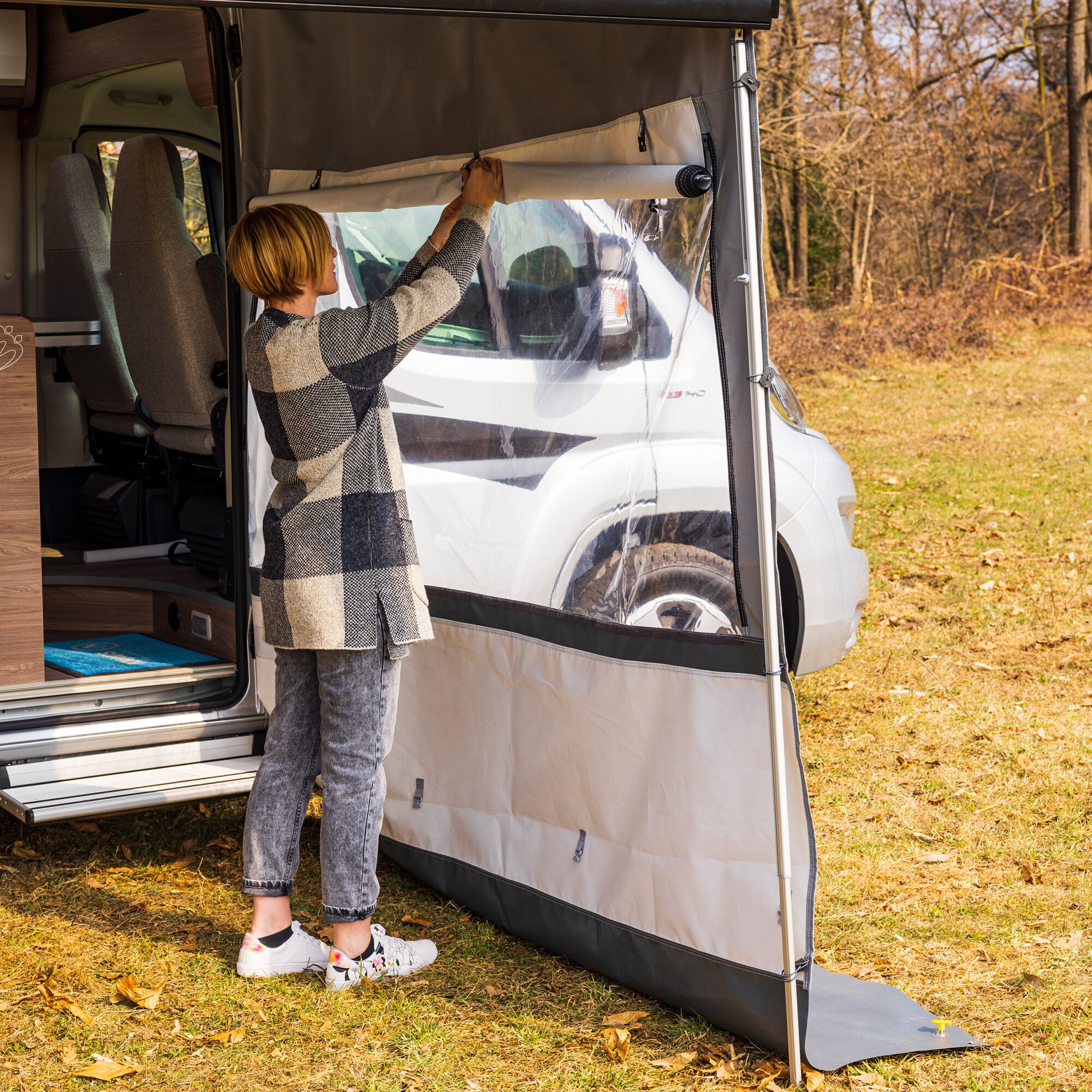 Fiamma Ściana boczna Bok W Pro Shade F45/F80s, lewa