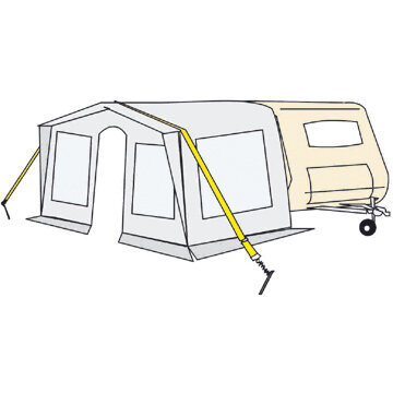 Fiamma Pasek napinający do mocowania, żółty