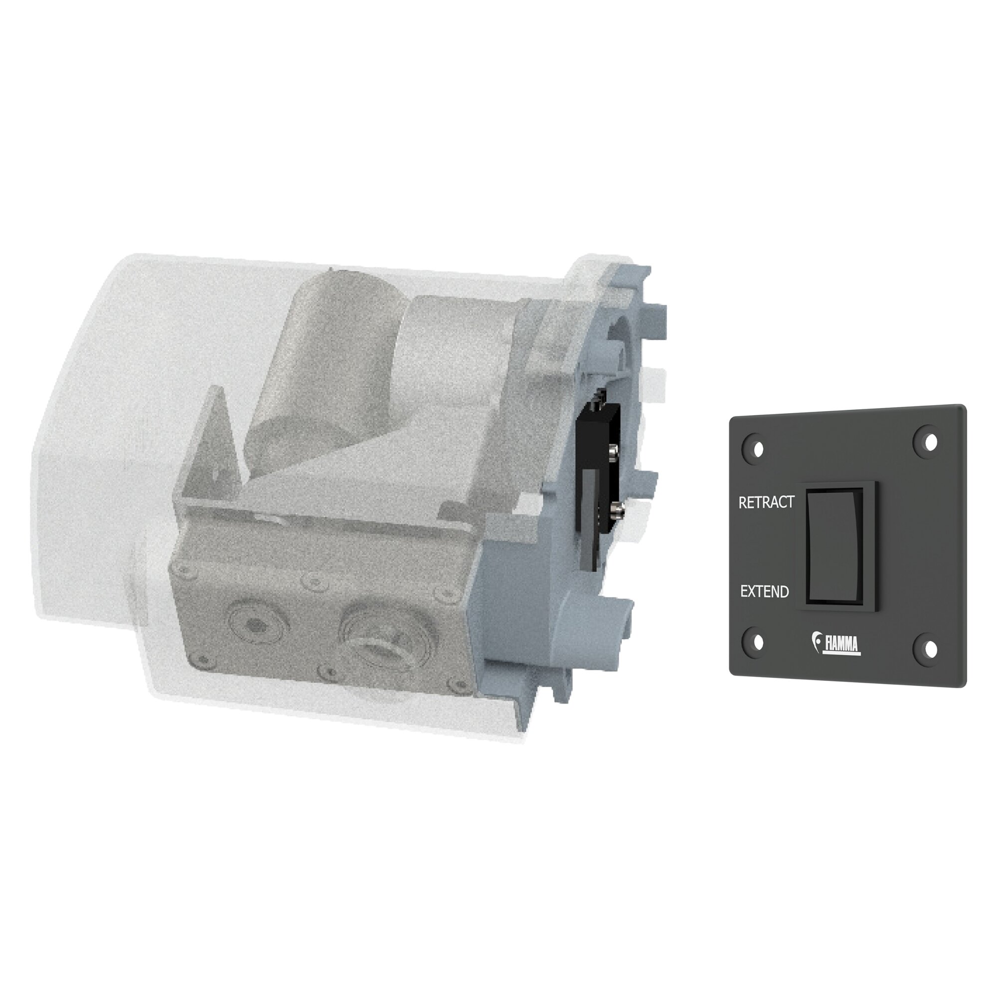 Fiamma Zestaw silnika Compact F80L, polarna biel