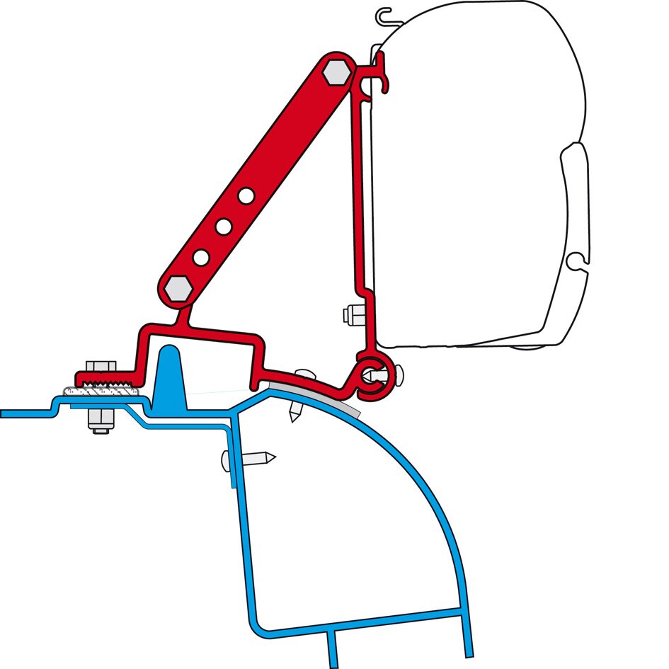 Fiamma Adapter do markizy Renault Master H2 do F45