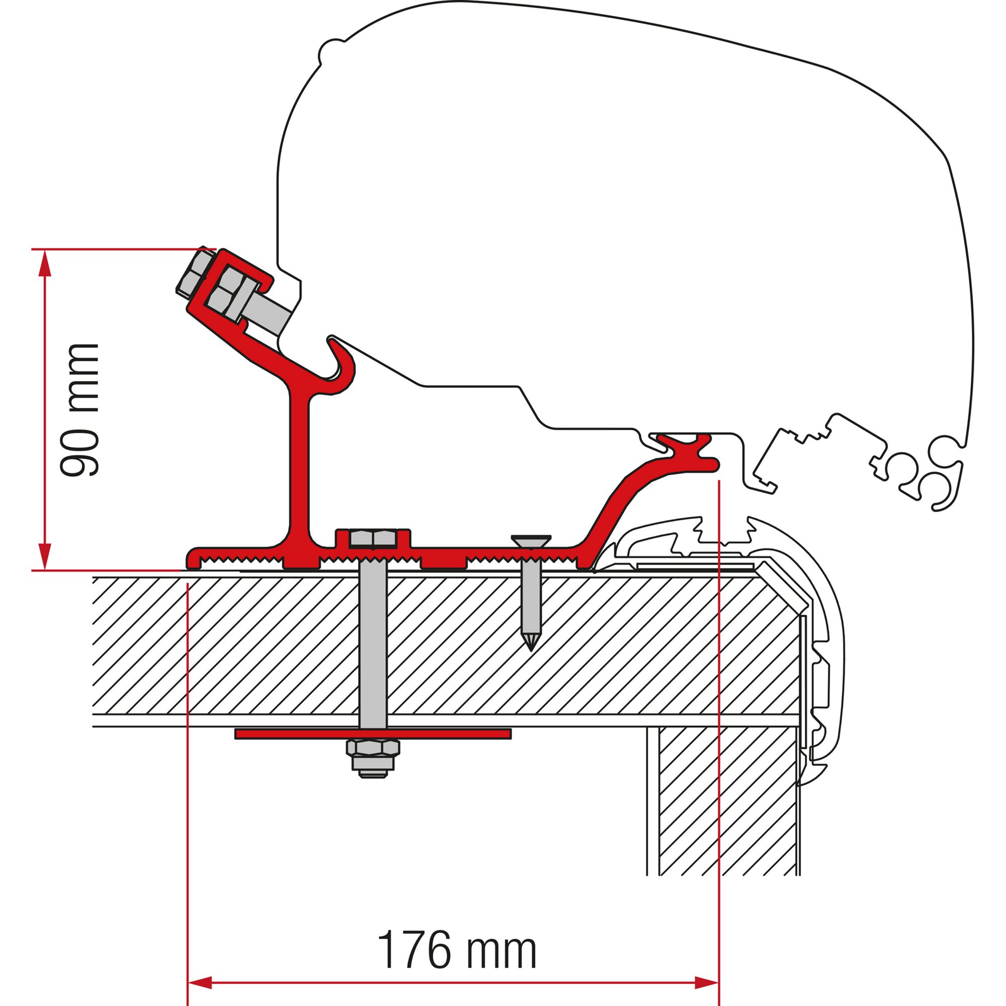 Fiamma Adapter do markizy Carthago Malibu, 340 cm