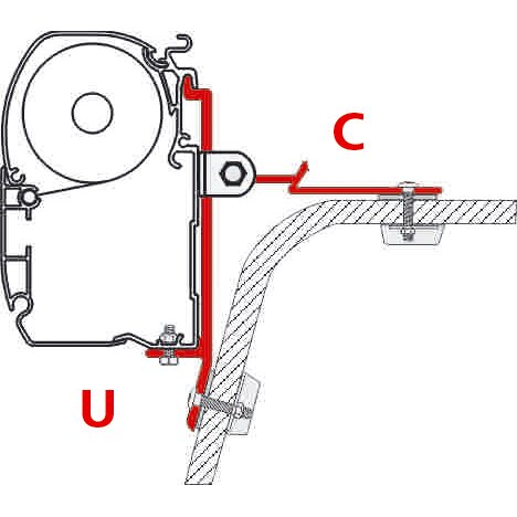 Fiamma Adapter do markizy Adapter U