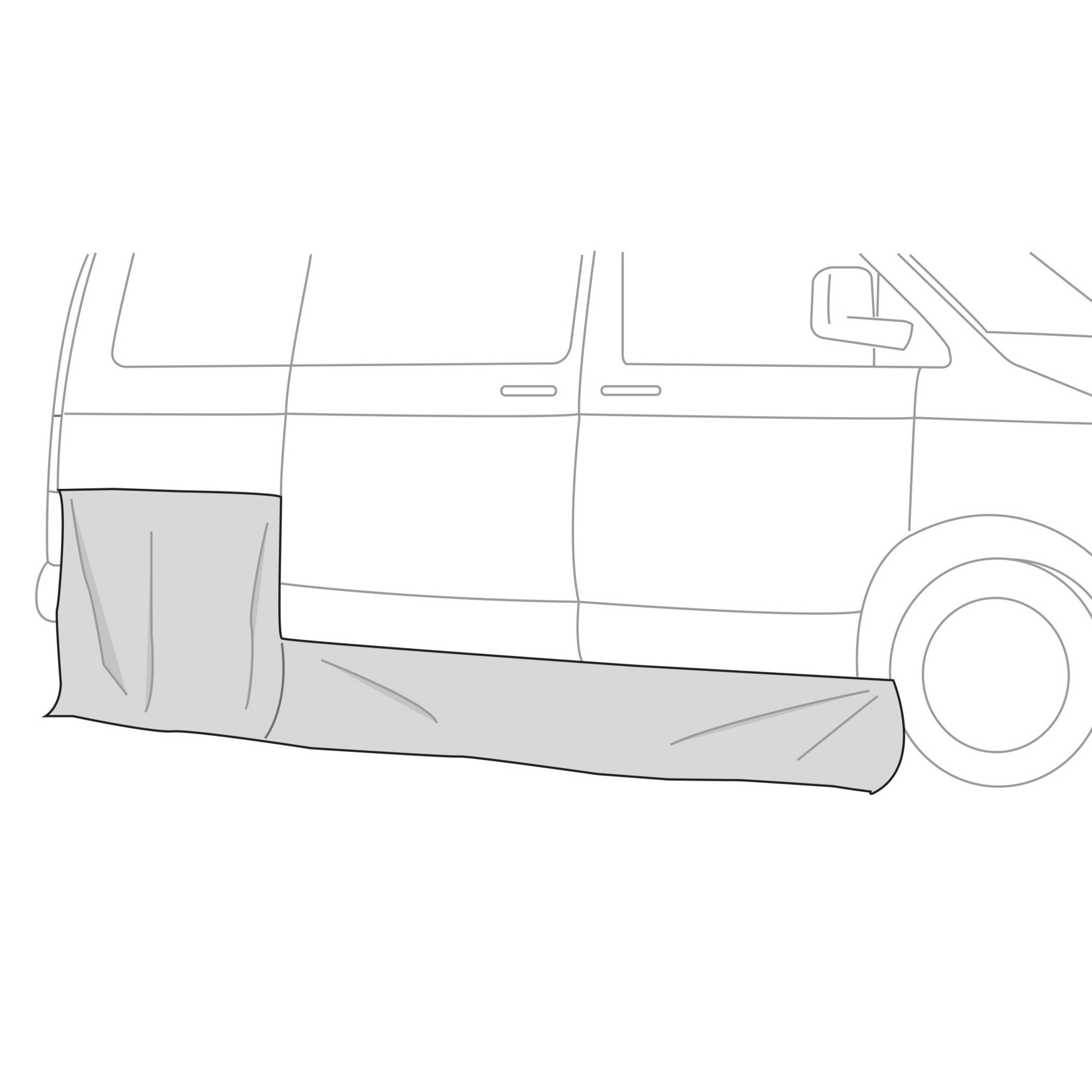 Fiamma Spódnica robocza VW T5/T6