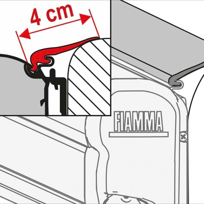 Fiamma Taśma uszczelniająca Rain Guard M, 4 m