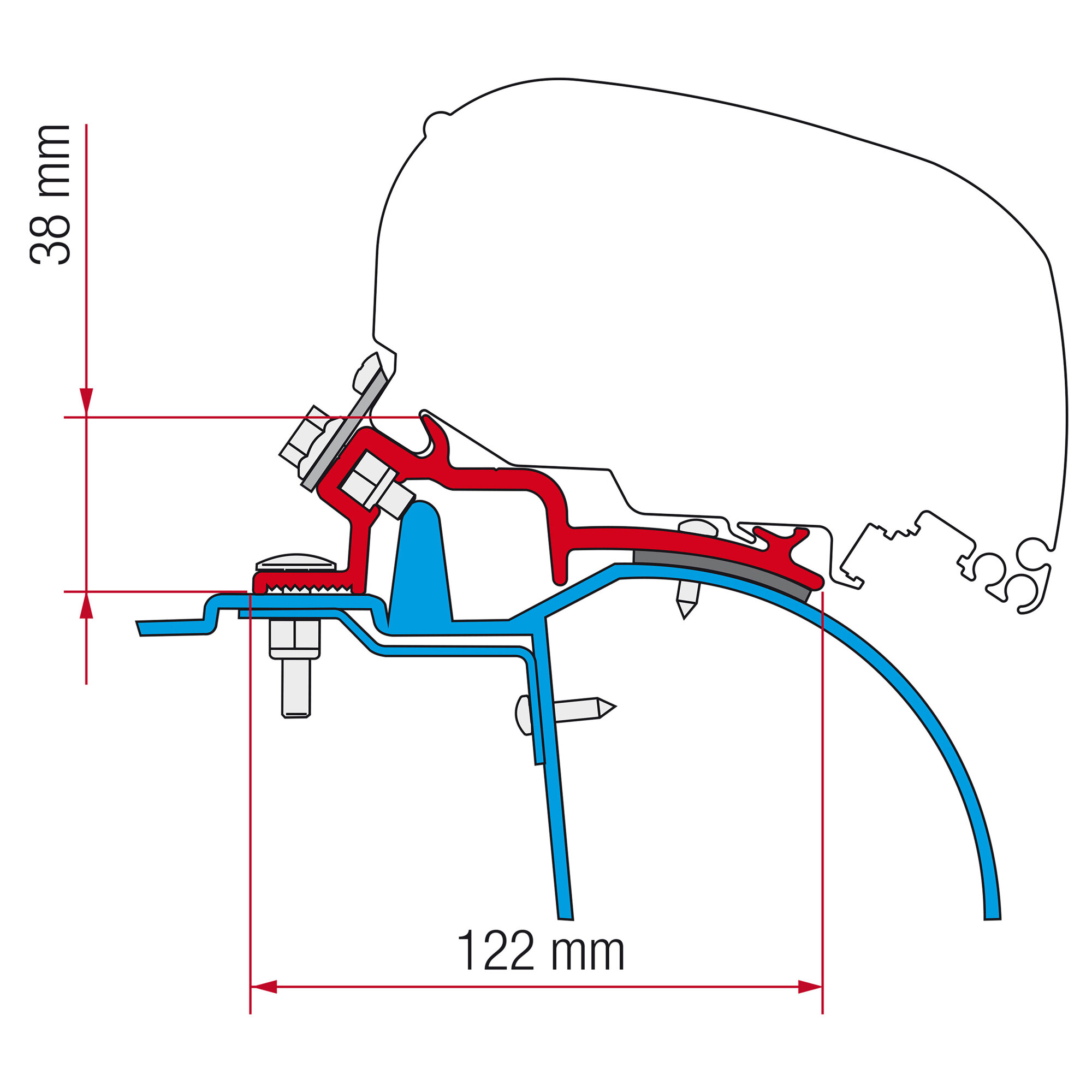 Fiamma Zestaw Renault Master H2