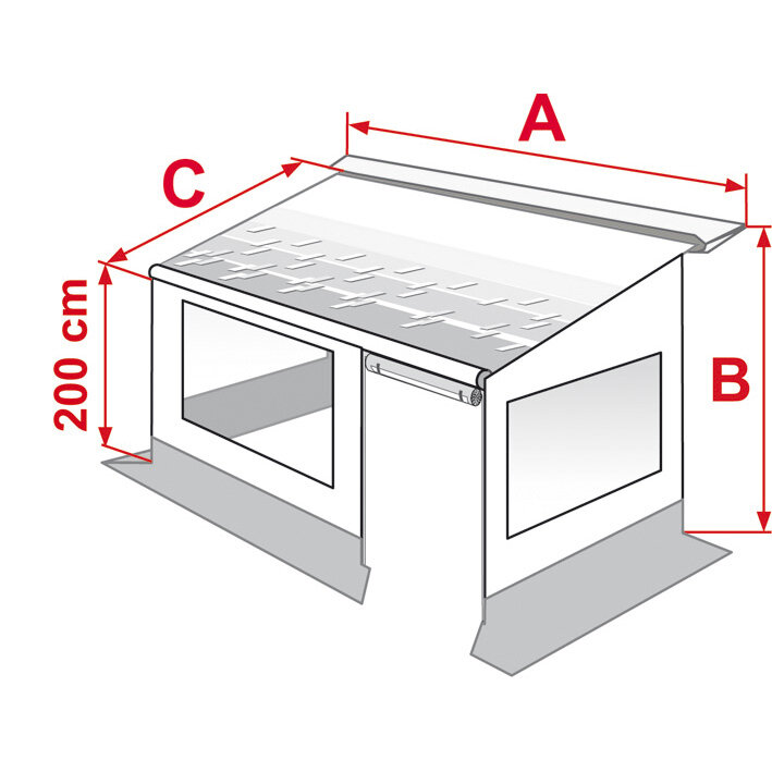 Fiamma Namiot markizowy Pomieszczenie zapewniające prywatność CS Light i CS Light XL