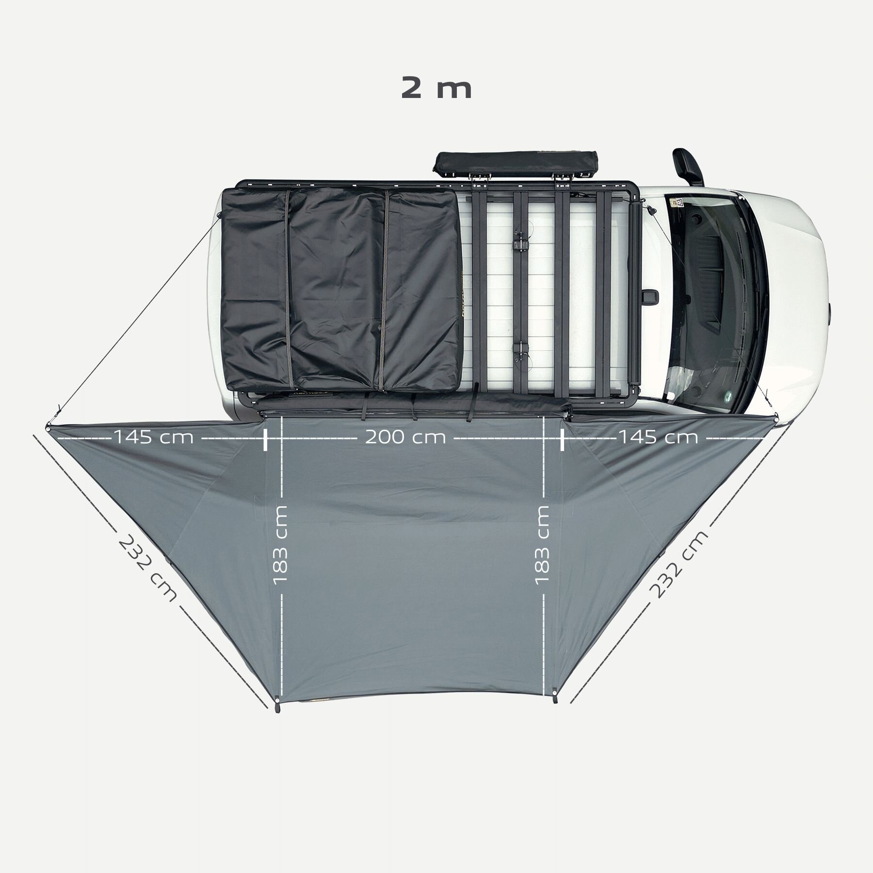 horntools Markiza Horizon 180°, 250 cm