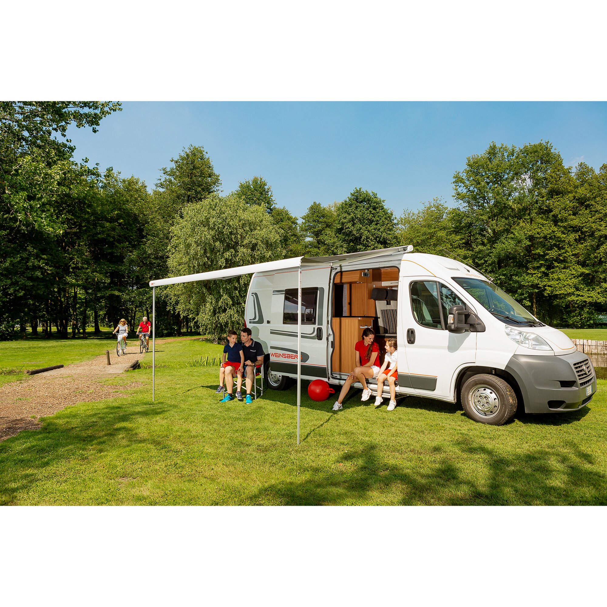 Fiamma Markiza F80, biel polarna, 450 cm