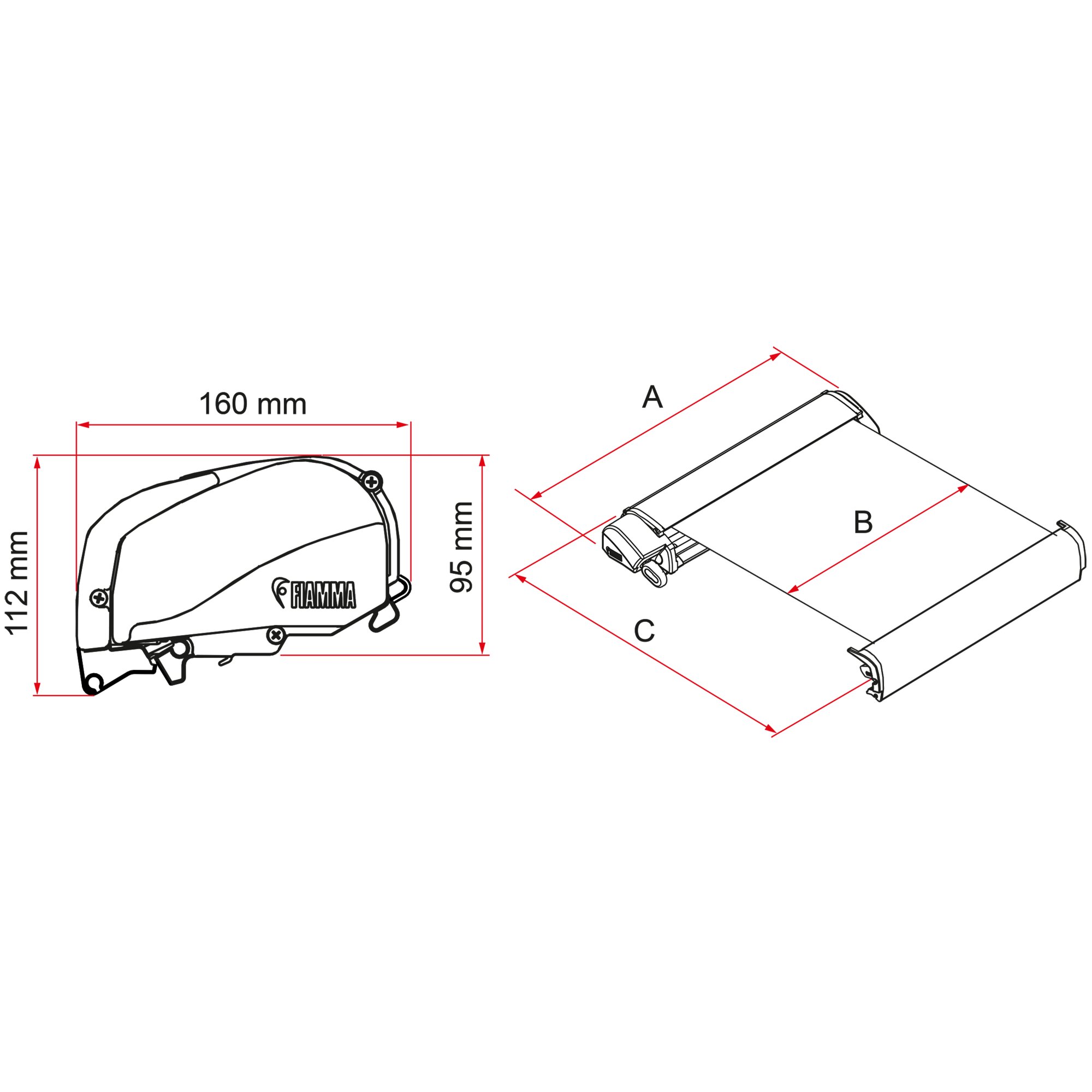 Fiamma Markiza F80, tytan, 400 cm