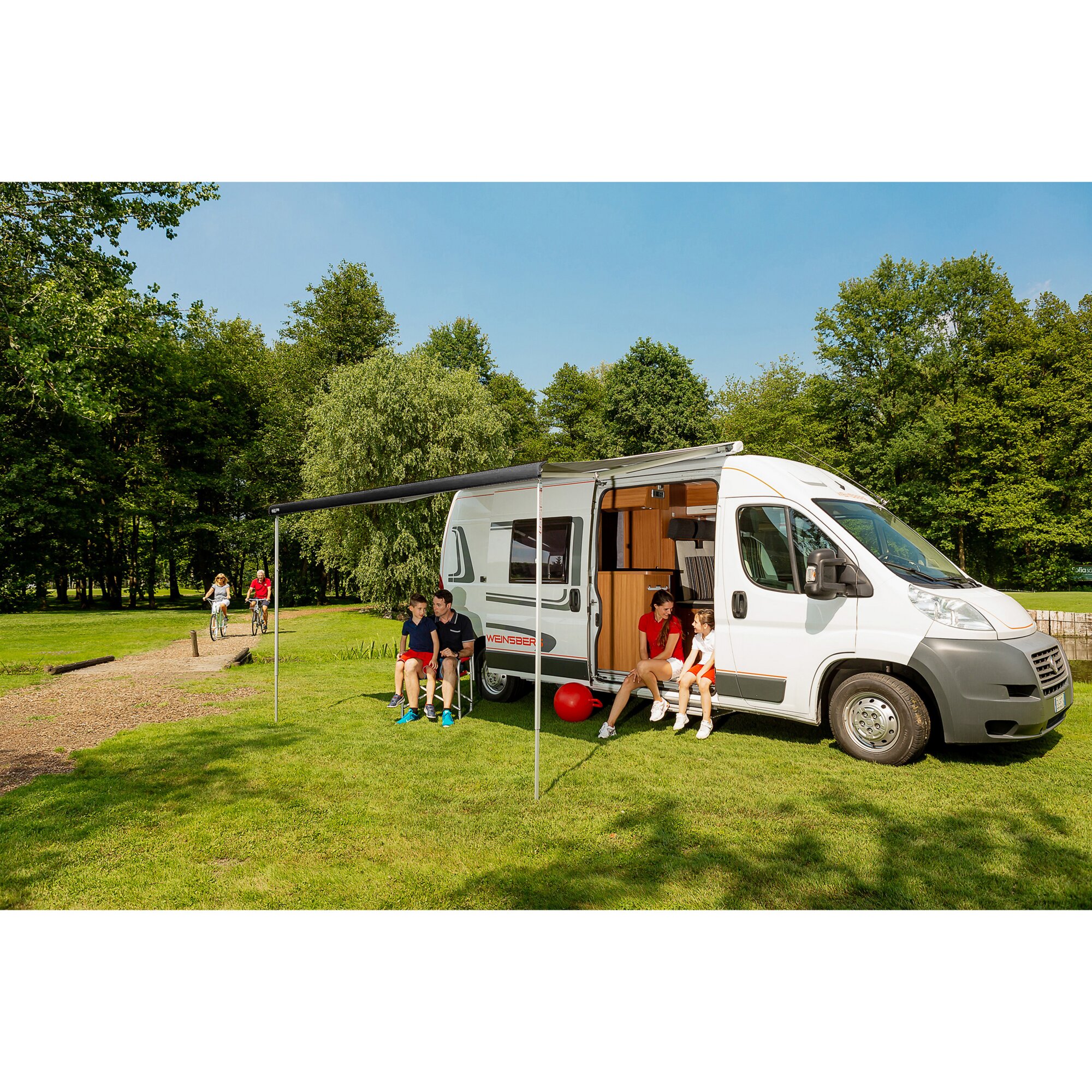 Fiamma Markiza F80, czarna, 547 cm