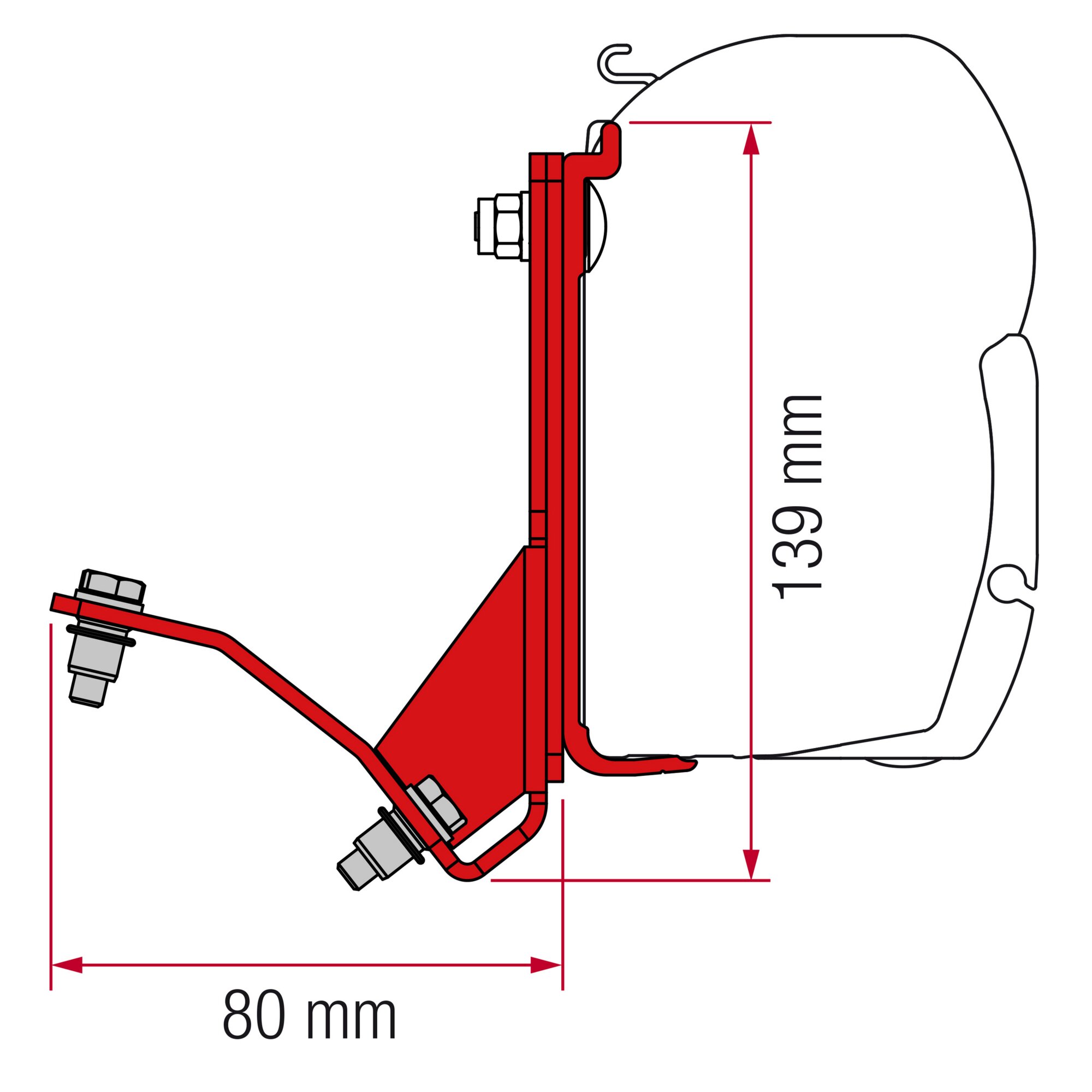 Fiamma Zestaw Fiat Ducato Hymercar H2 (Pop-Top)