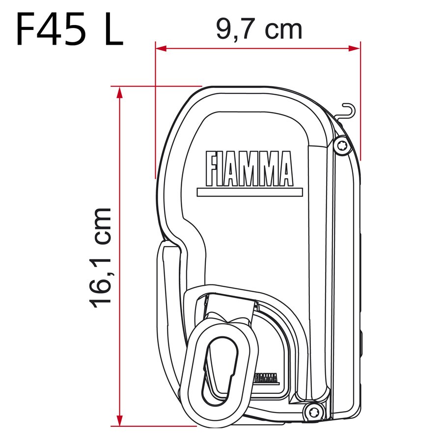 Fiamma Markiza F45 – tytan, 552 cm, Royal Grey