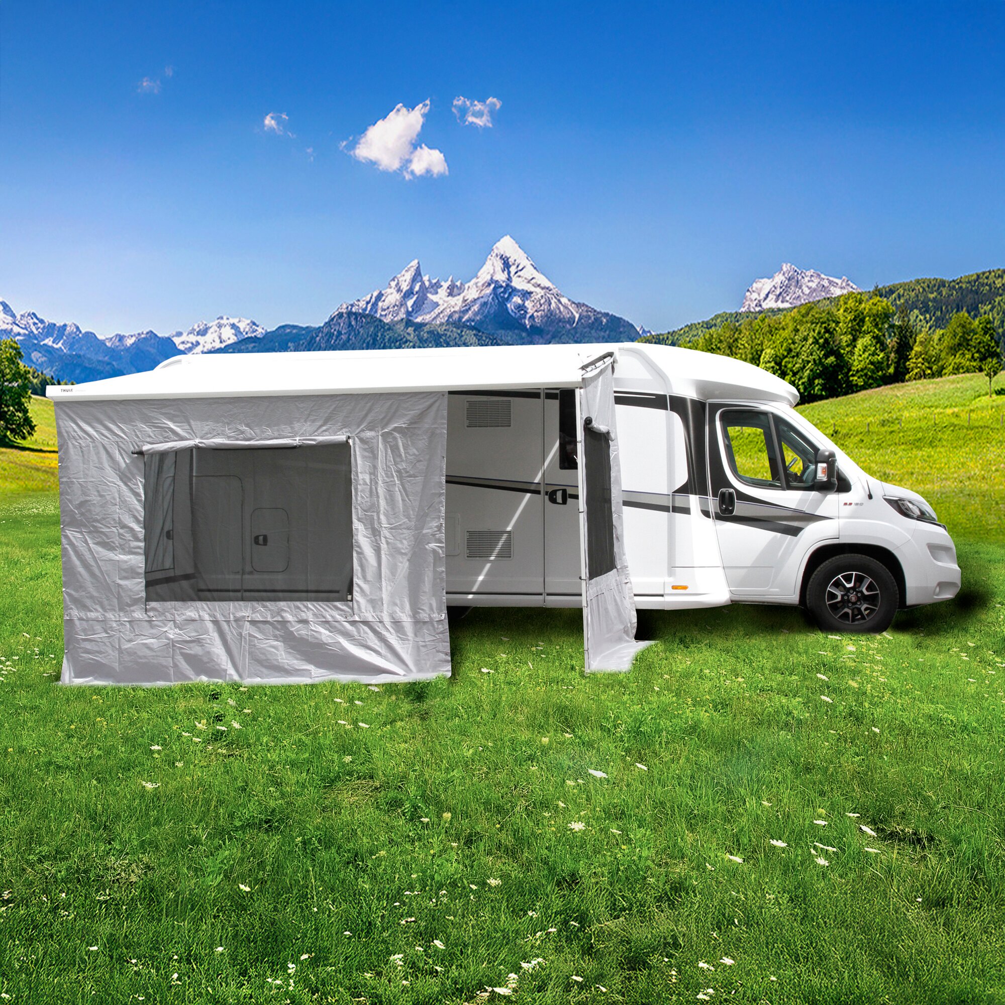 Best Camping Parts Salon dla kamperów z namiotem markizowym