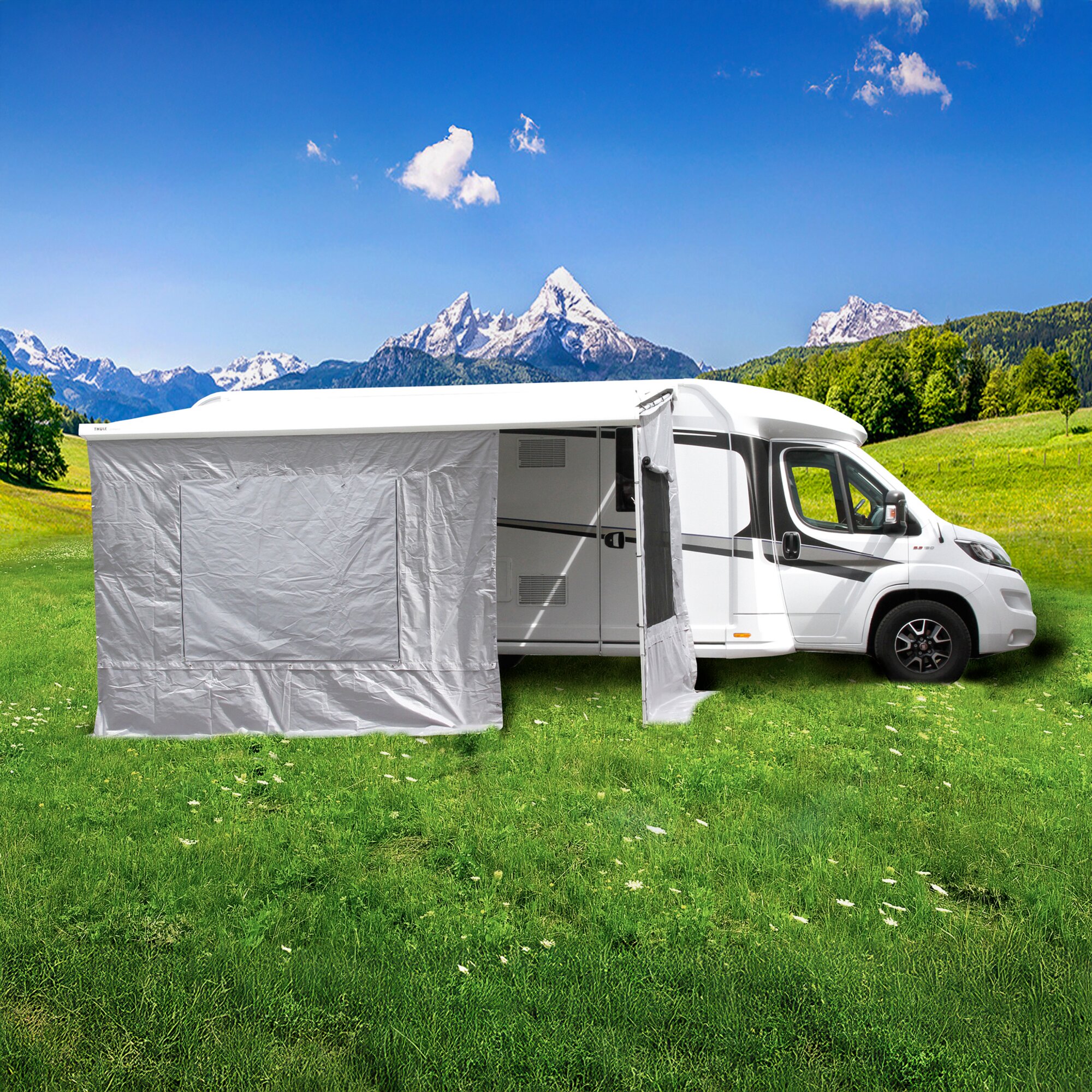 Best Camping Parts Salon dla kamperów z namiotem markizowym