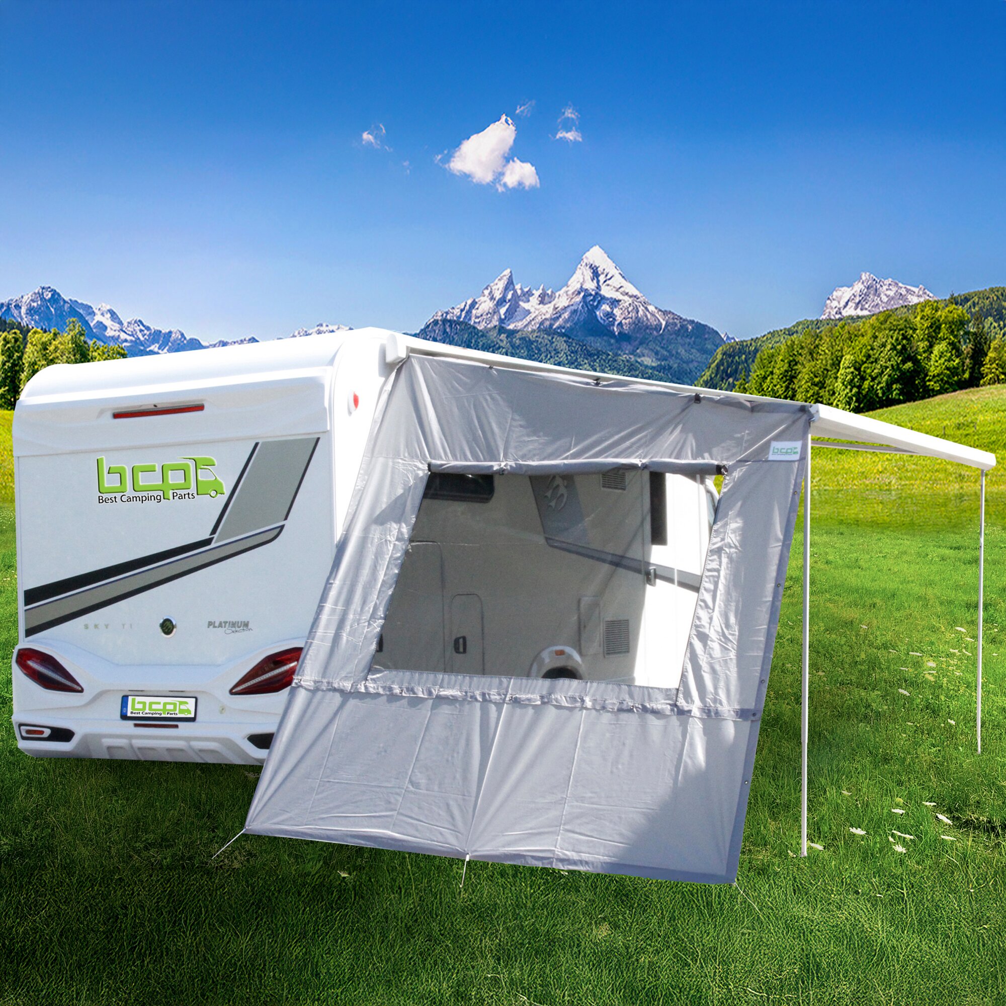 Best Camping Parts Ściana boczna z oknem