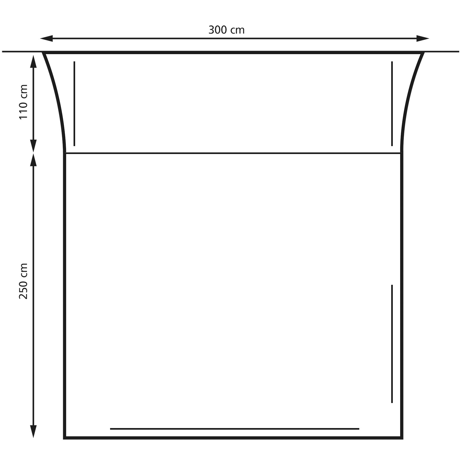 EuroTrail Markiza Van San Marino/Portofino, 180 – 210 cm