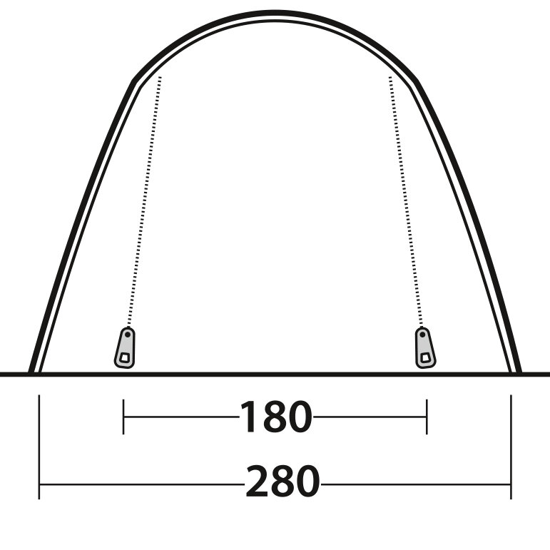 Outwell Van Markizowe Fairfields