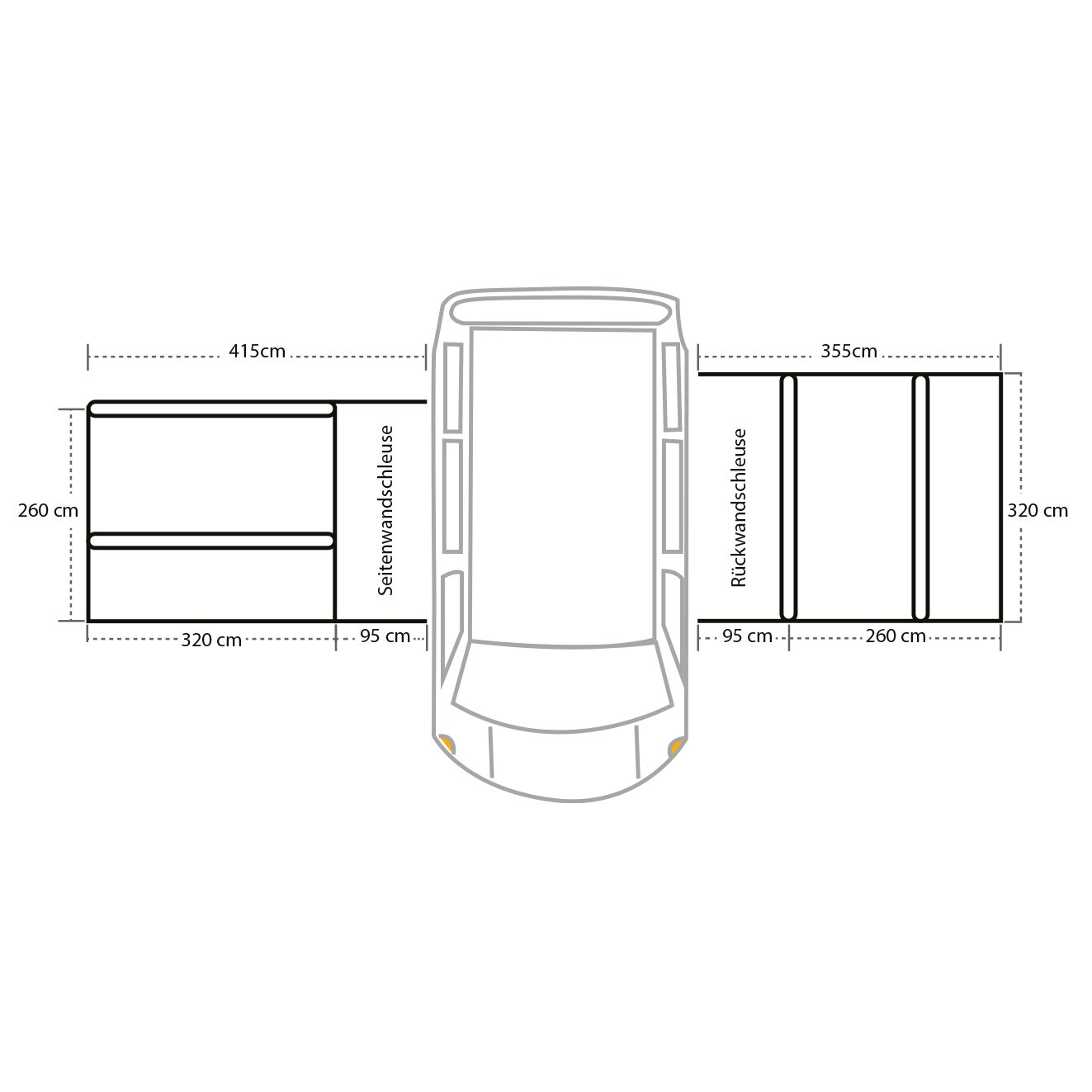 Dorema Modułowa markiza podróżna Van markiza podróżna