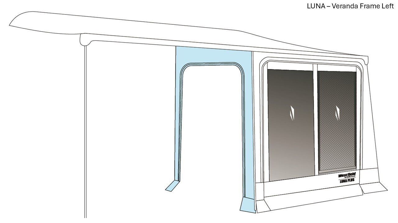 Westfield Rama werandowa do Luna Plus, lewa