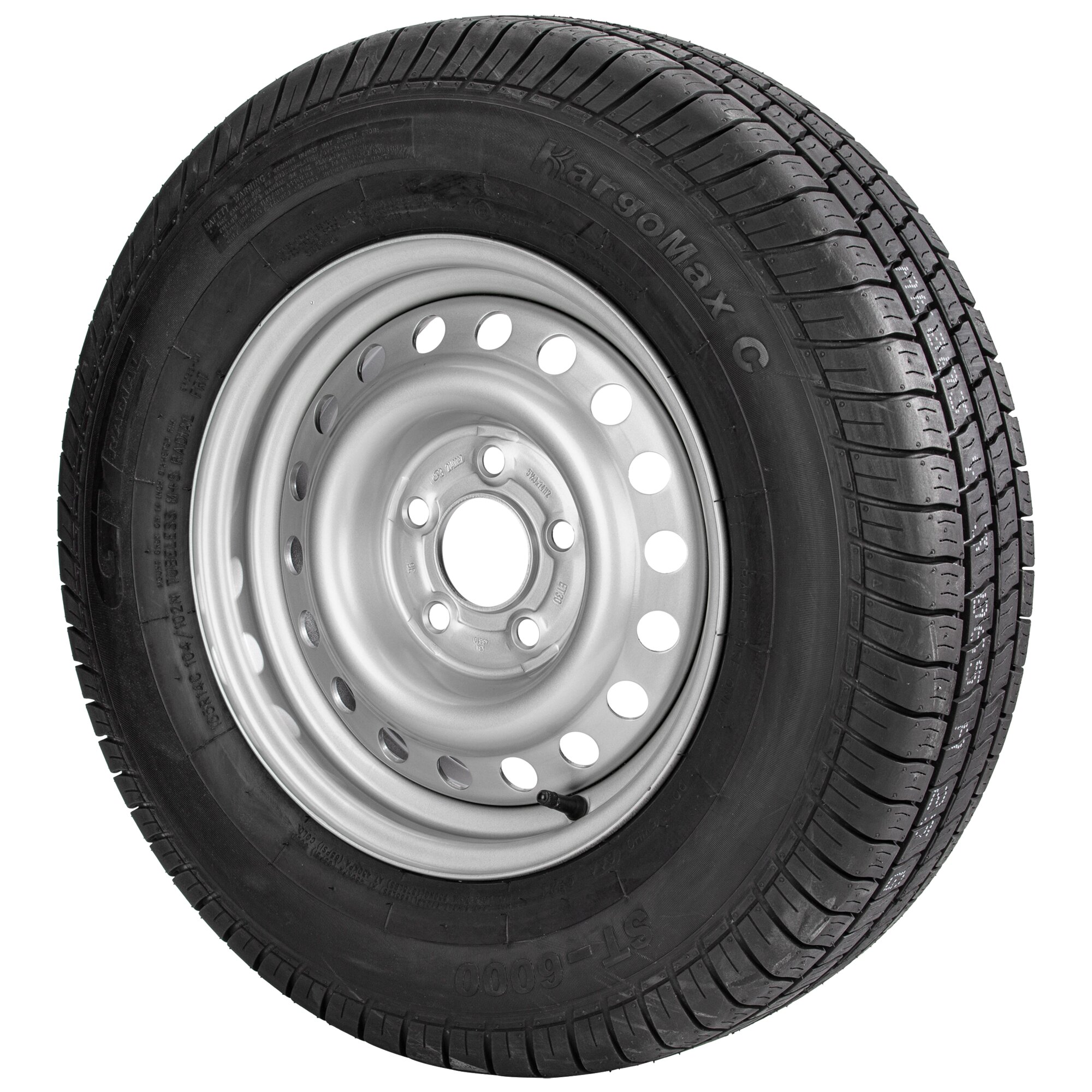  Koło zapasowe do przyczep kempingowych, nakrętka: o | LZ 5, 185 R14 C 8PR (5 ½ J x 14)