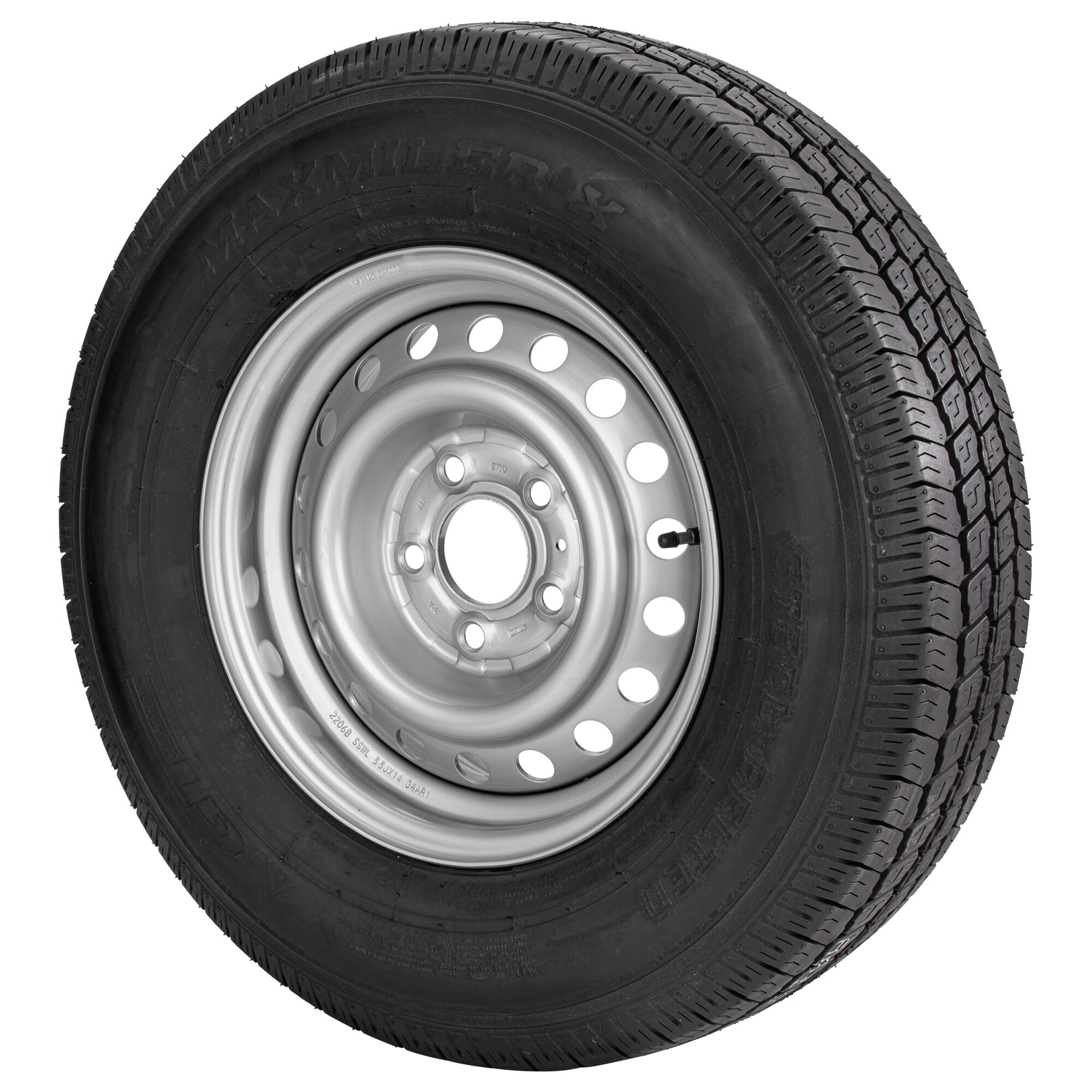  Koło zapasowe do przyczep kempingowych, nakrętka: o | LZ 5, 195 R14 C (5 ½ J x 14)