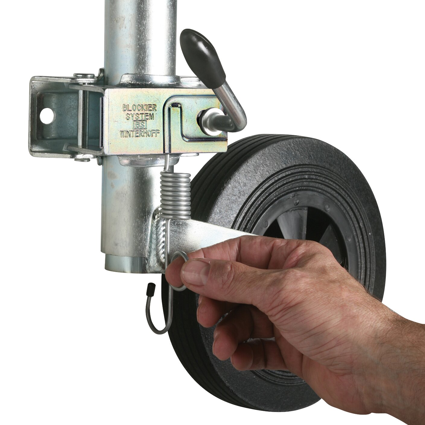 Winterhoff System blokowania kółek kopiujących