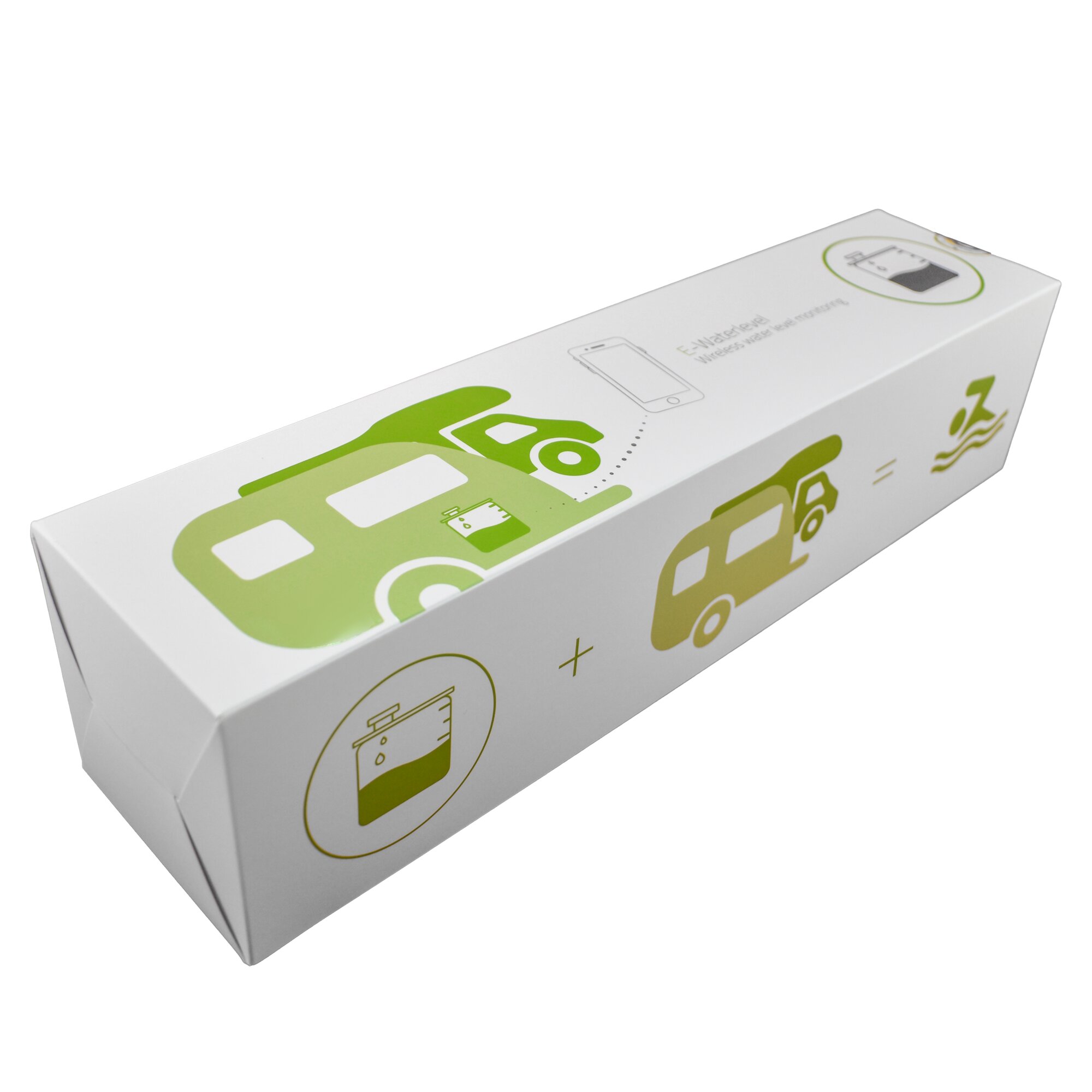 E-Trailer E-Waterlevel – Inteligentny wskaźnik poziomu wody do samochodów kempingowych i samochodów kempingowych, 40 cm