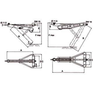 AL-KO Podpory narożne Plus 1000 S