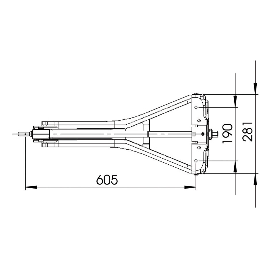 AL-KO Podpory narożne Premium 1250 L