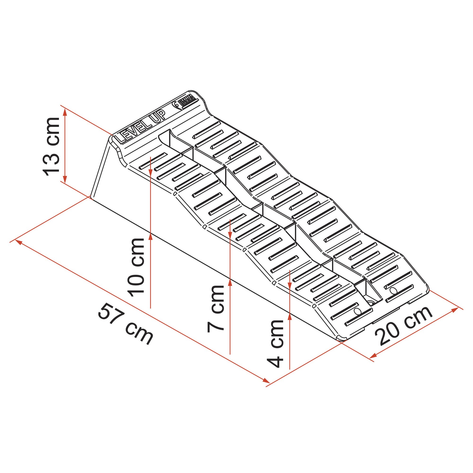 Fiamma Zestaw rampy poziomującej Level Up, 2-częściowy zestaw