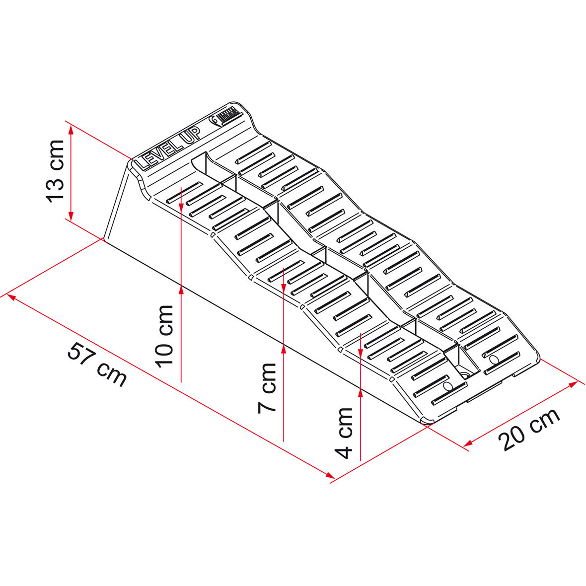 Fiamma Zestaw 2-częściowy rampy poziomującej