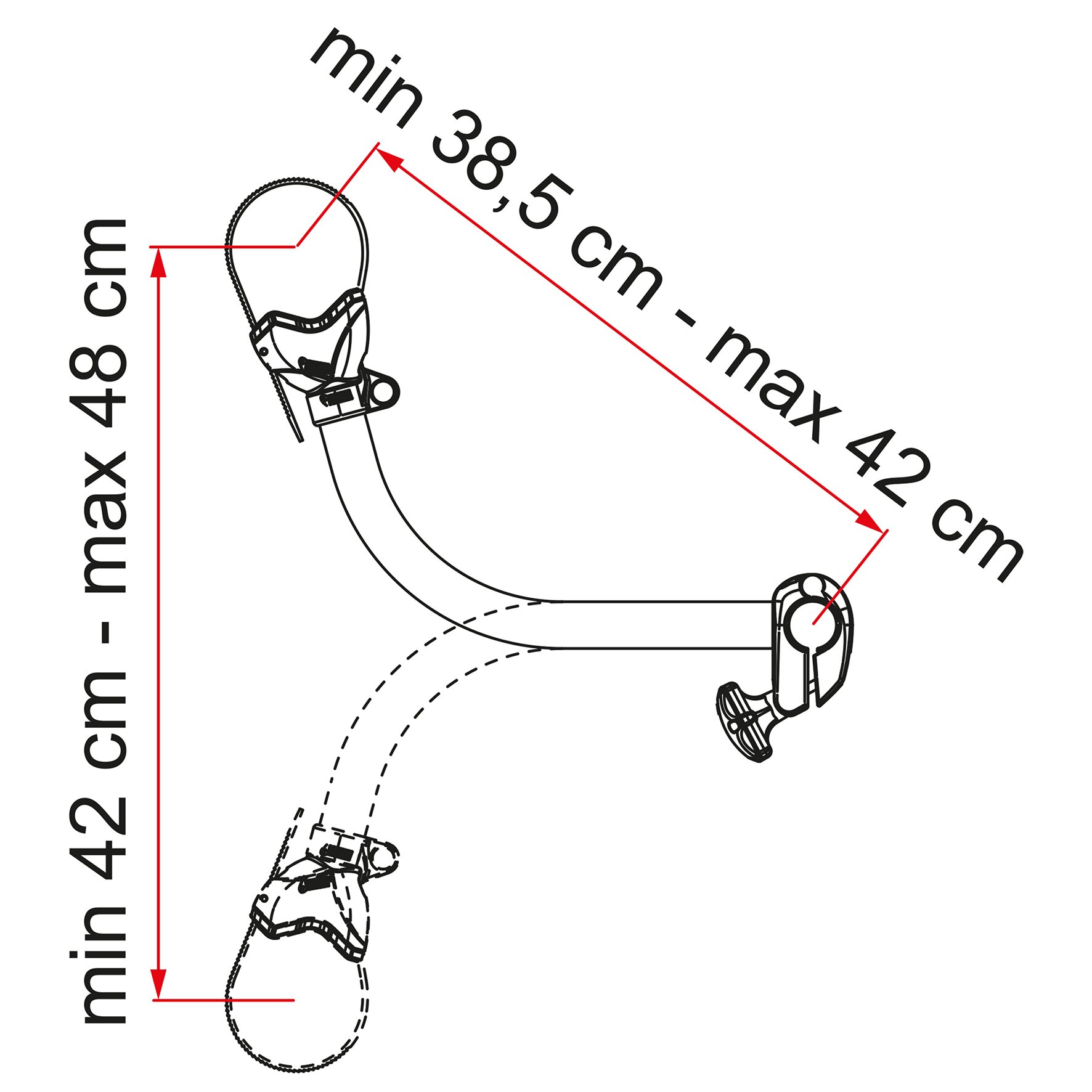 Fiamma Uchwyt rowerowy Bike-Block Pro S, Pro S 3