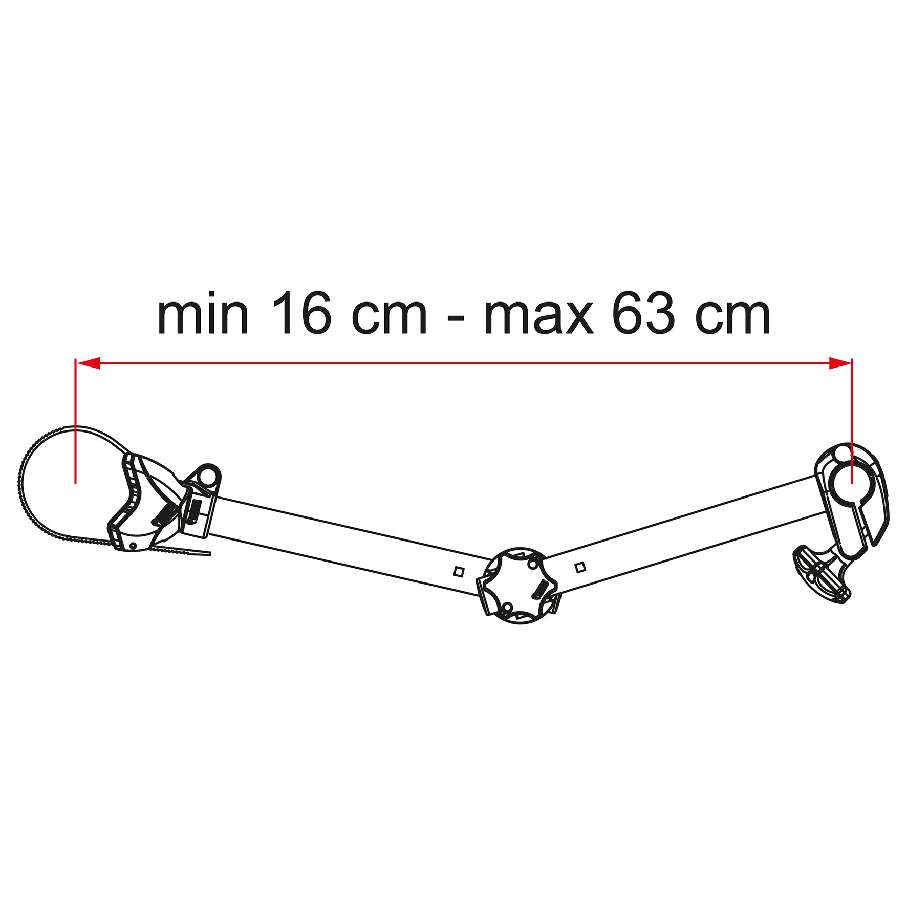 Fiamma Uchwyt rowerowy Bike-Block Pro S Deep Black, Pro S D2