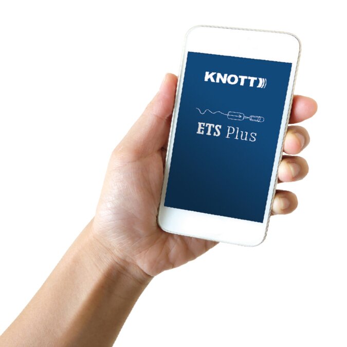 Knott Zdalny wyświetlacz ETS Plus i aplikacja KNOTT