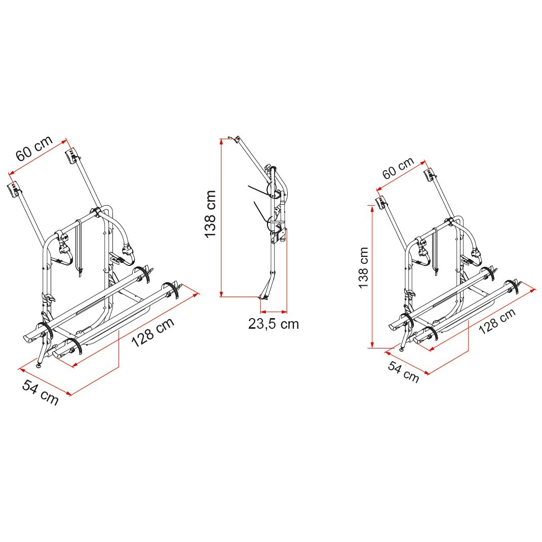 Fiamma Bagażnik do przewozu rowerów VW T4
