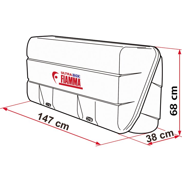 Fiamma Kufer tylny Ultra-Box 360, biały