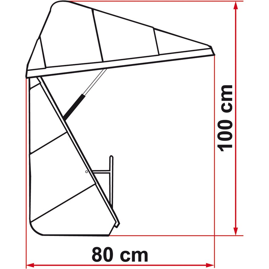 Fiamma Kufer tylny Ultra-Box 360, biały