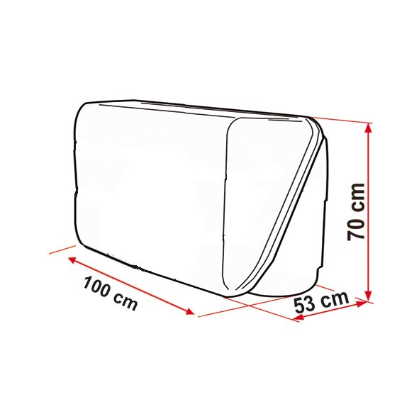Fiamma Kufer tylny Ultra-Box 320, biały