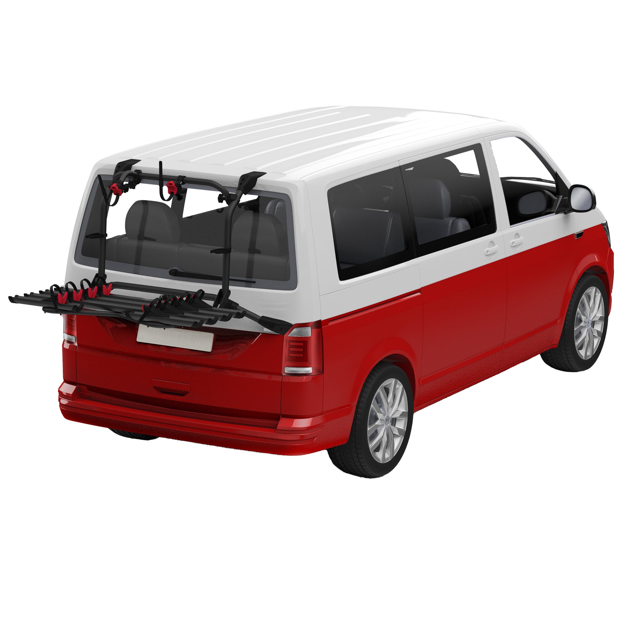 Fiamma Bagażnik rowerowy do noszenia roweru VW T6 Pro Deep Black, wstępnie zmontowany